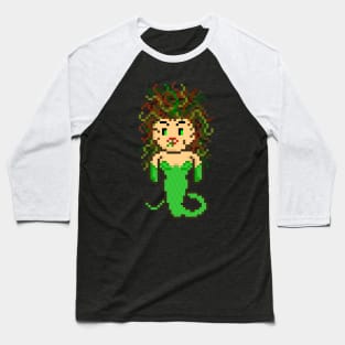 Pixel Monster Medusa Baseball T-Shirt